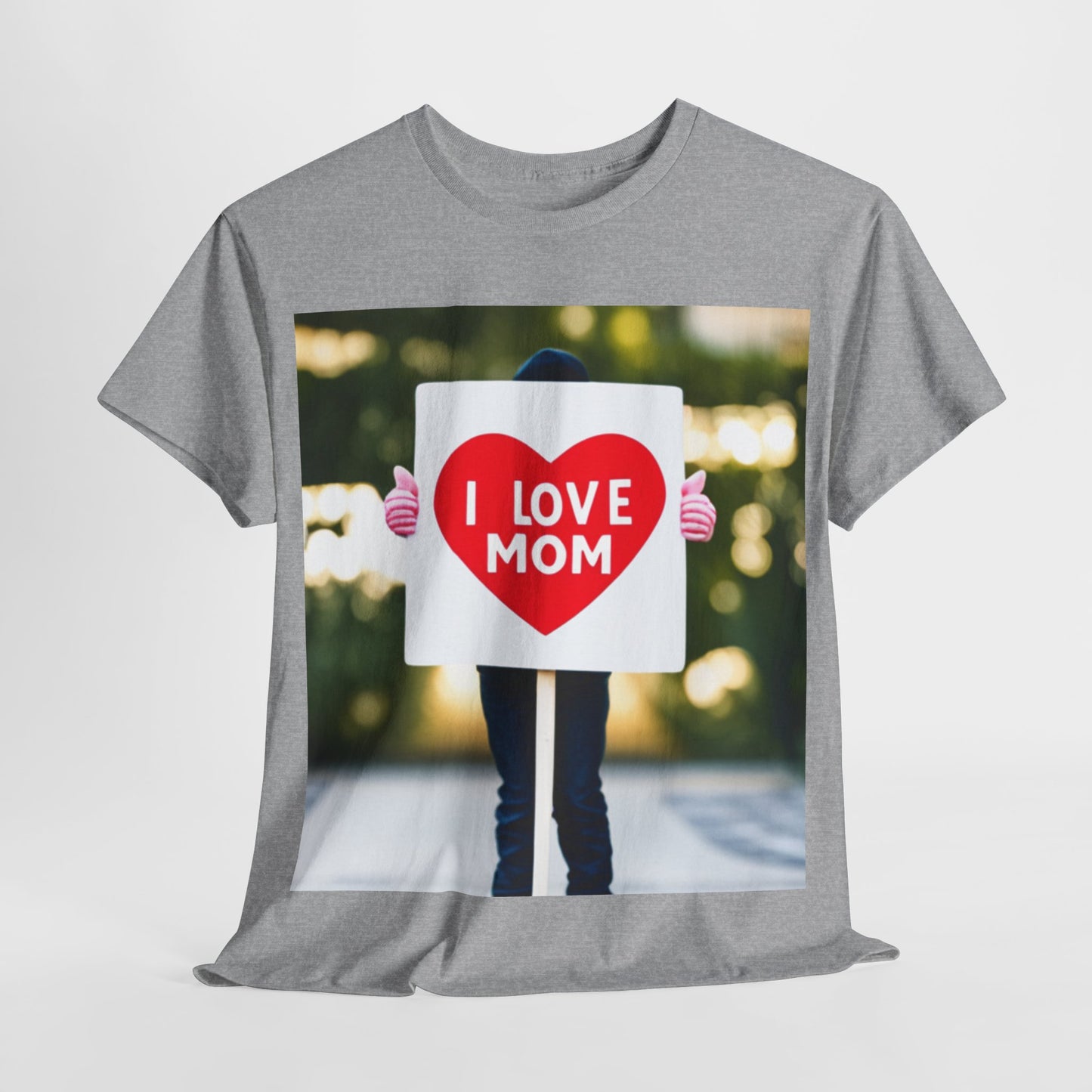 Love Joy Unisex I Love Mom Heavy Cotton Tee