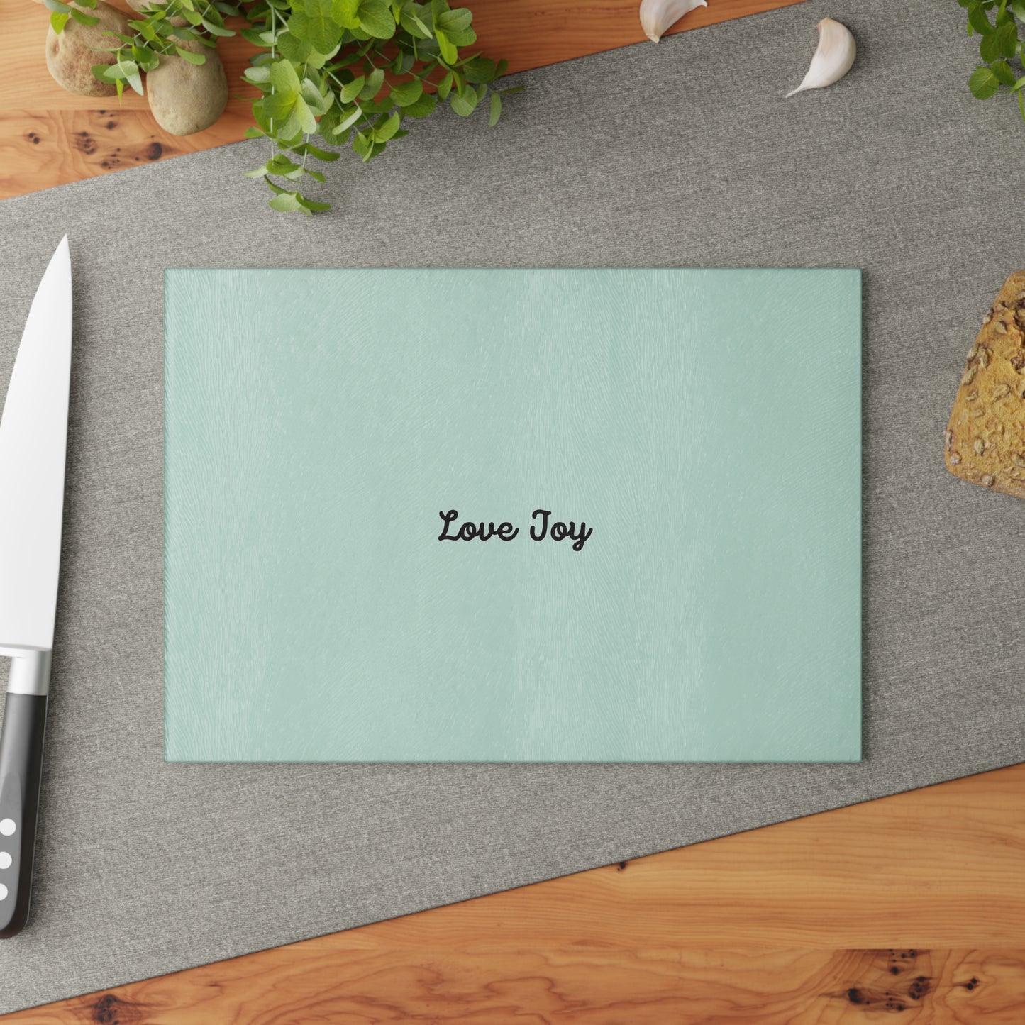 Love Joy Glass Cutting Board