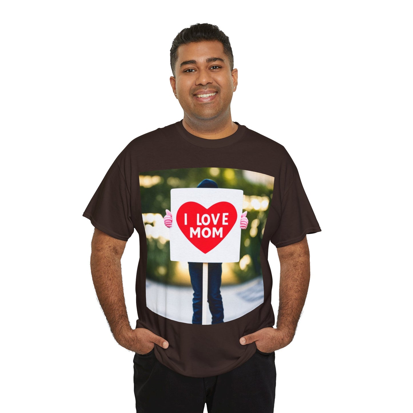 Love Joy Unisex I Love Mom Heavy Cotton Tee