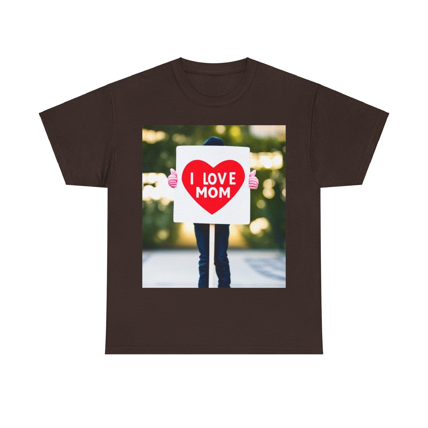 Love Joy Unisex I Love Mom Heavy Cotton Tee