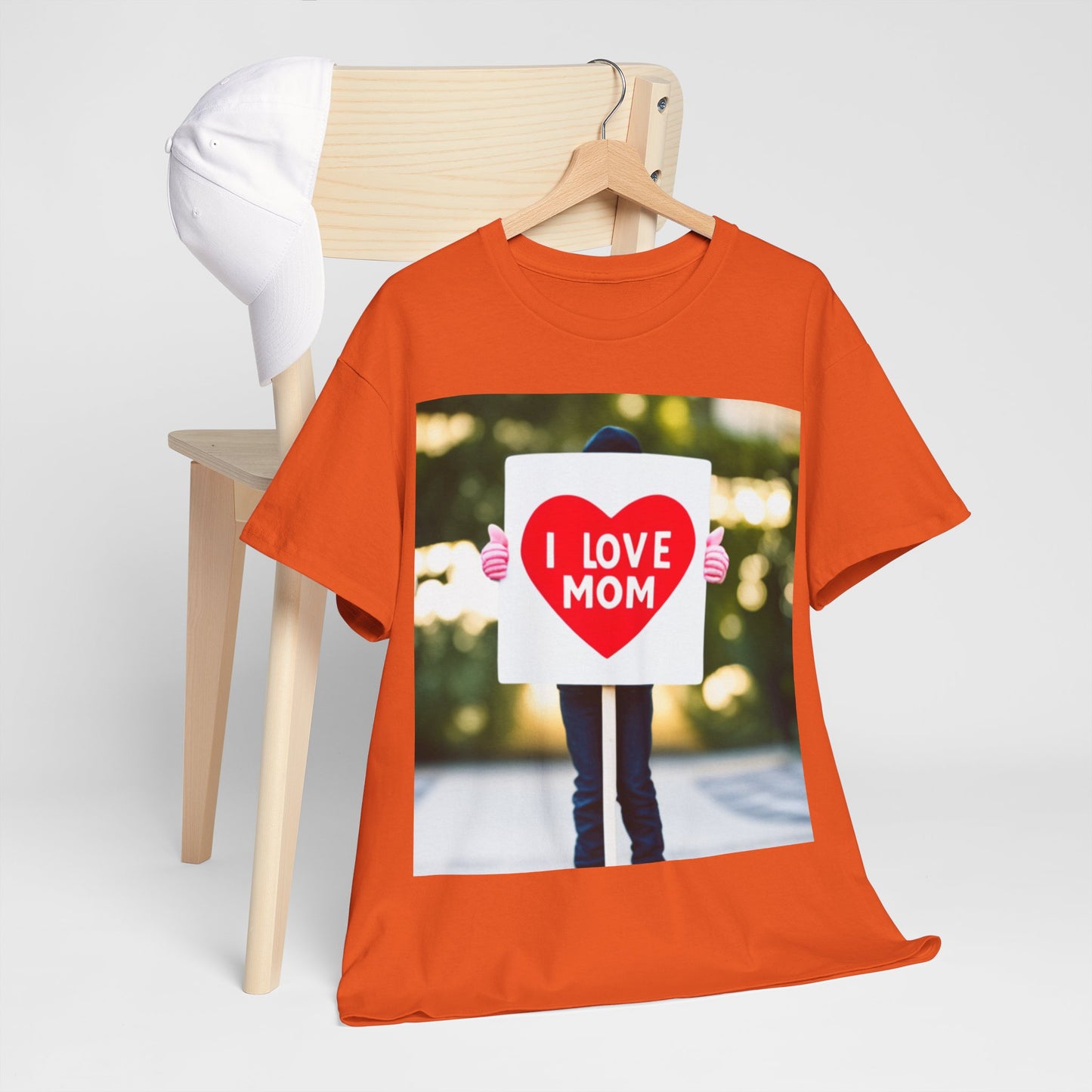 Love Joy Unisex I Love Mom Heavy Cotton Tee