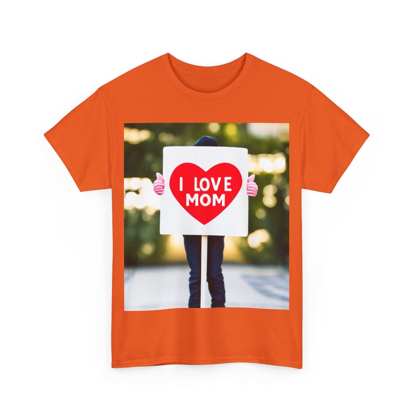 Love Joy Unisex I Love Mom Heavy Cotton Tee