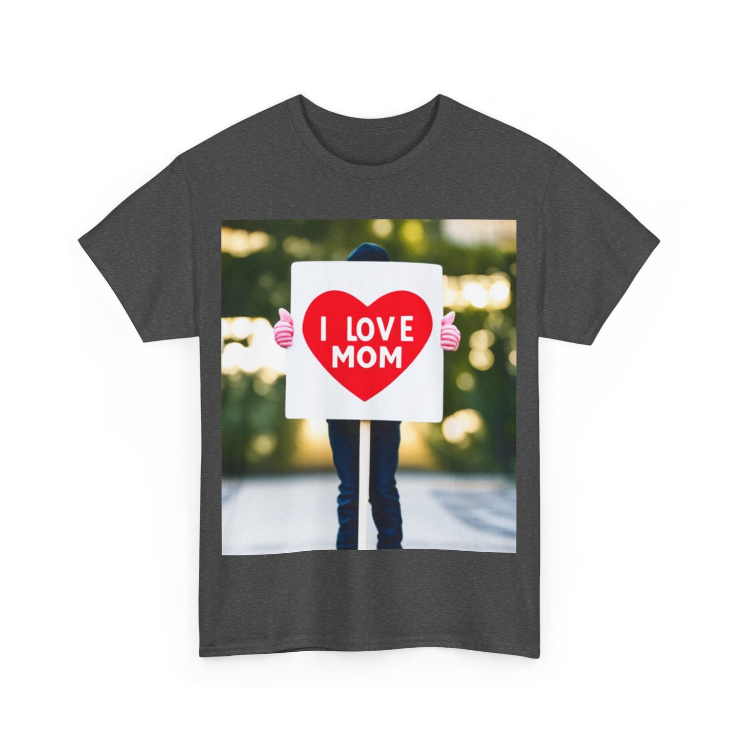 Love Joy Unisex I Love Mom Heavy Cotton Tee