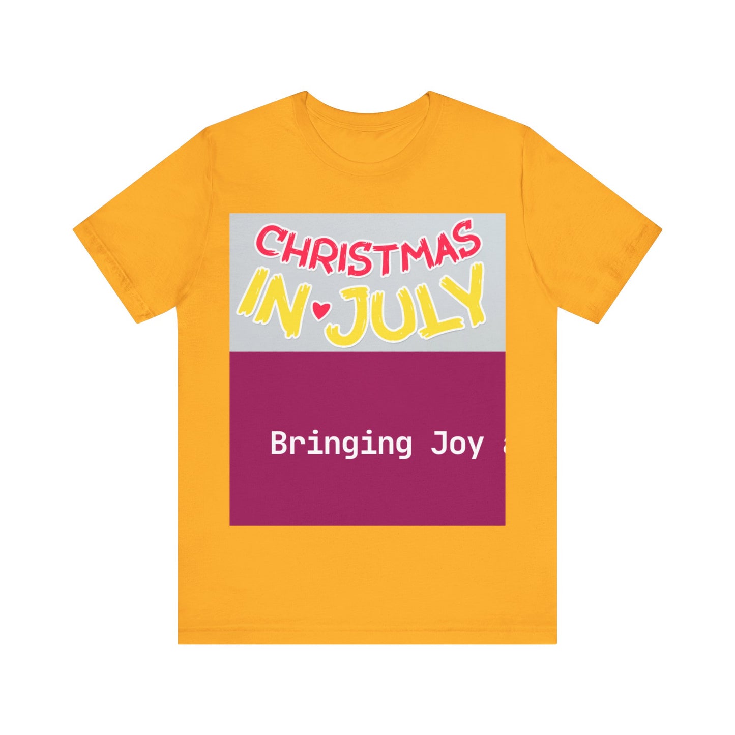 Love Joy Bestseller Unisex Christmas In July Jersey Short Sleeve Tee