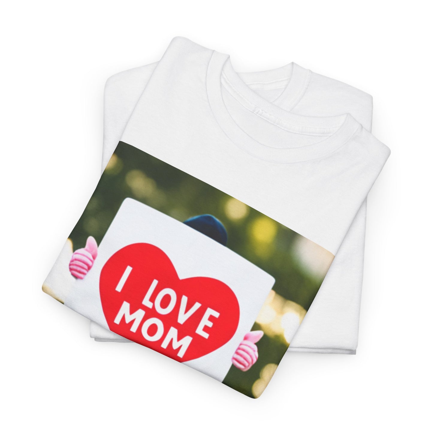 Love Joy Unisex I Love Mom Heavy Cotton Tee