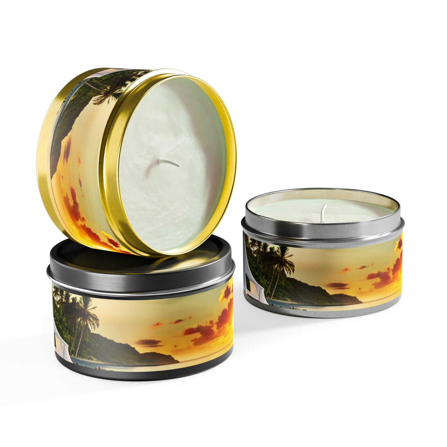 Love Joy Exotic Beautiful Escapades Tin Candles