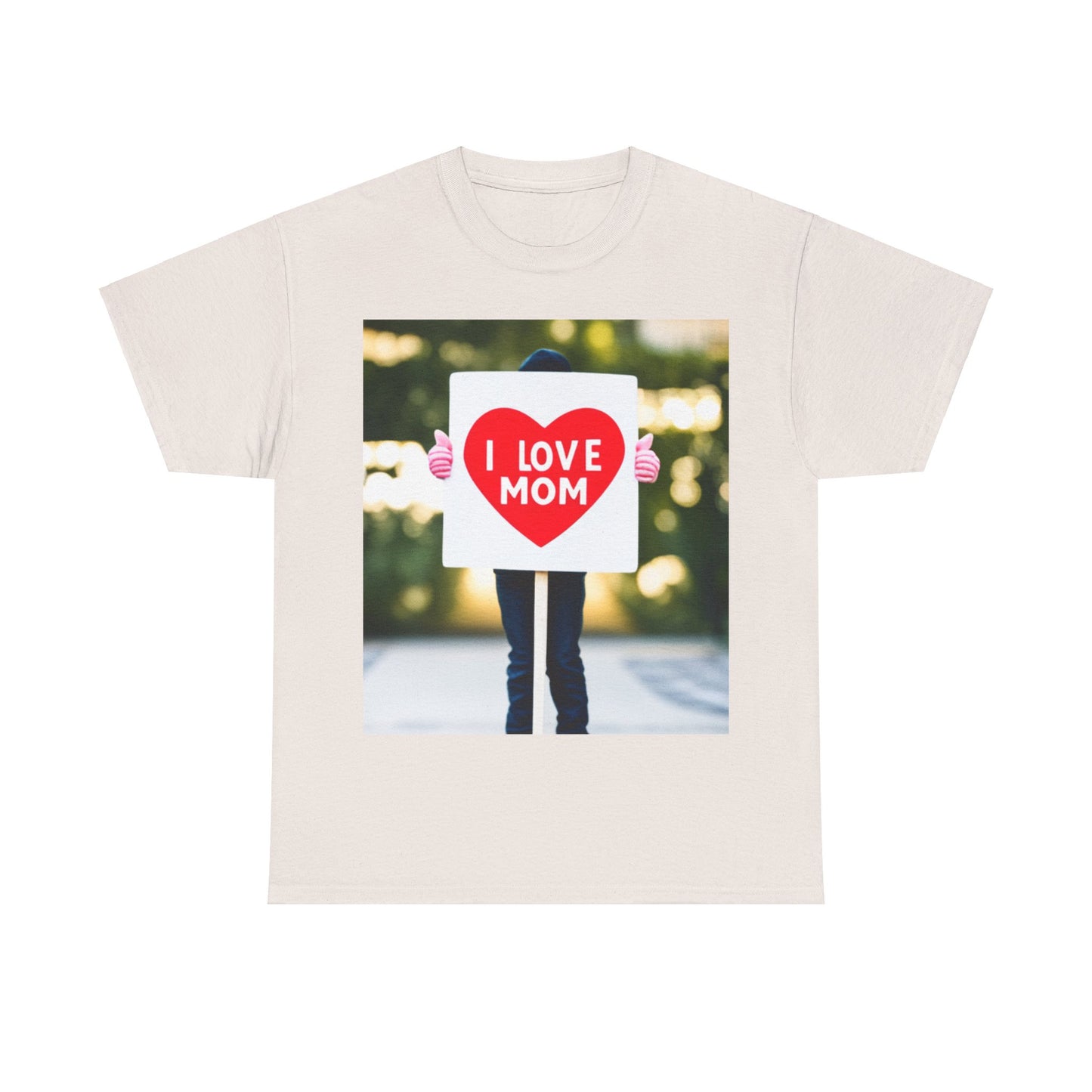 Love Joy Unisex I Love Mom Heavy Cotton Tee