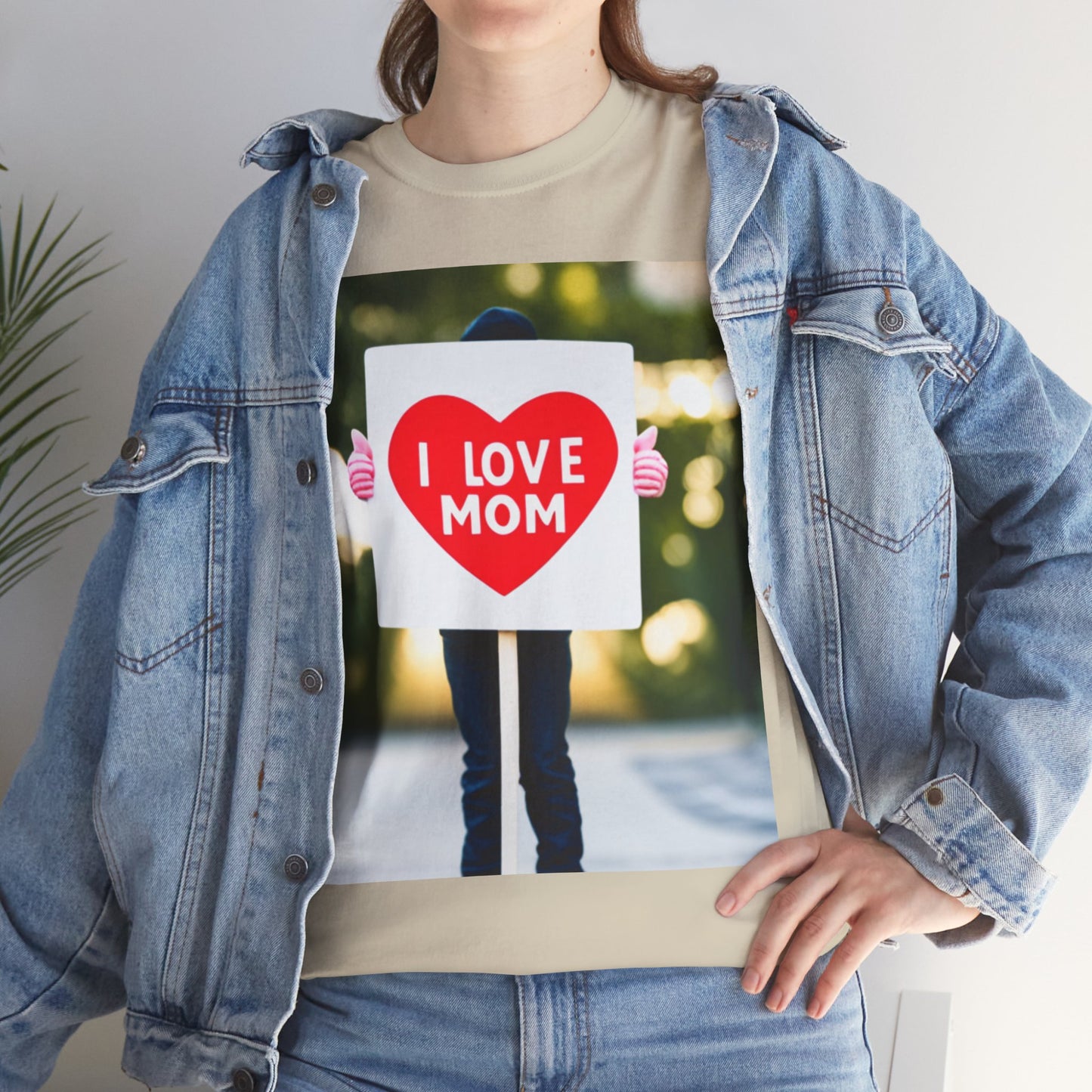 Love Joy Unisex I Love Mom Heavy Cotton Tee