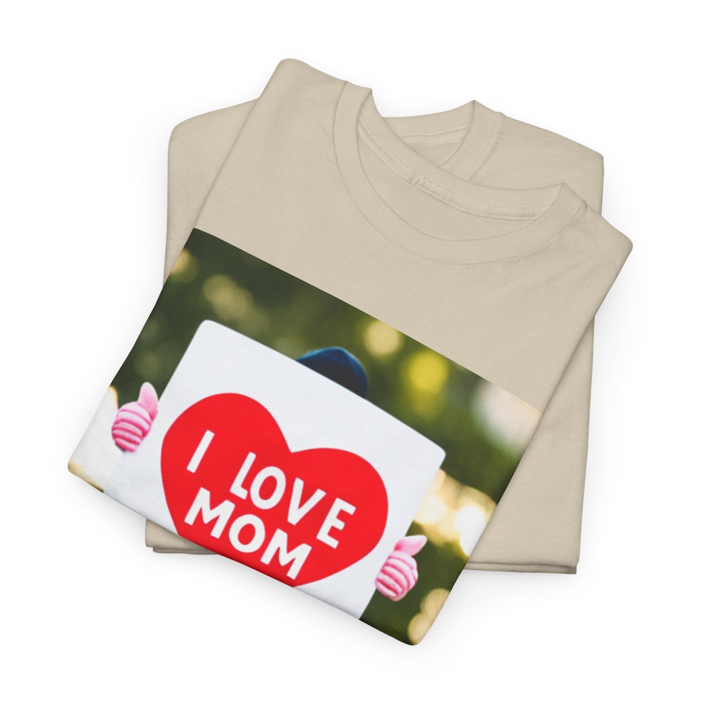 Love Joy Unisex I Love Mom Heavy Cotton Tee