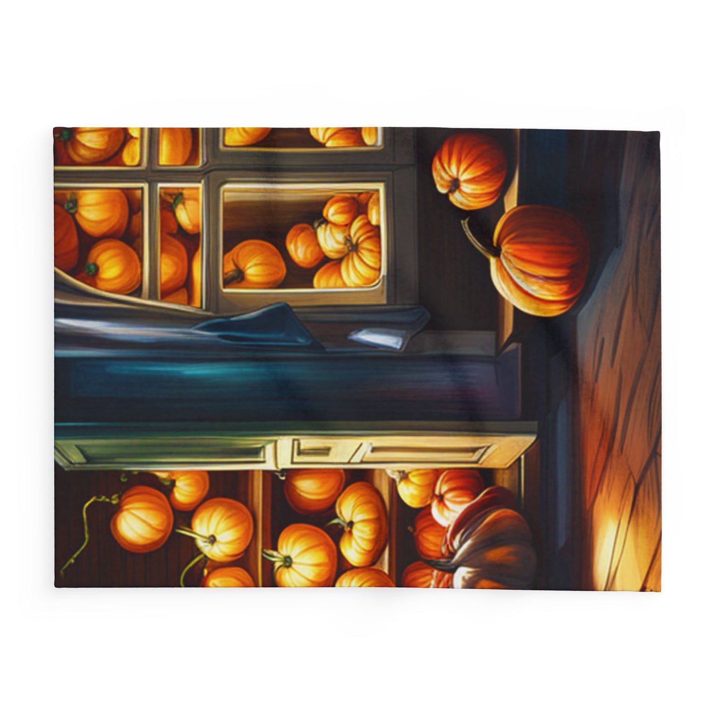 Love Joy Pumpkin Loves Arctic Fleece Blanket