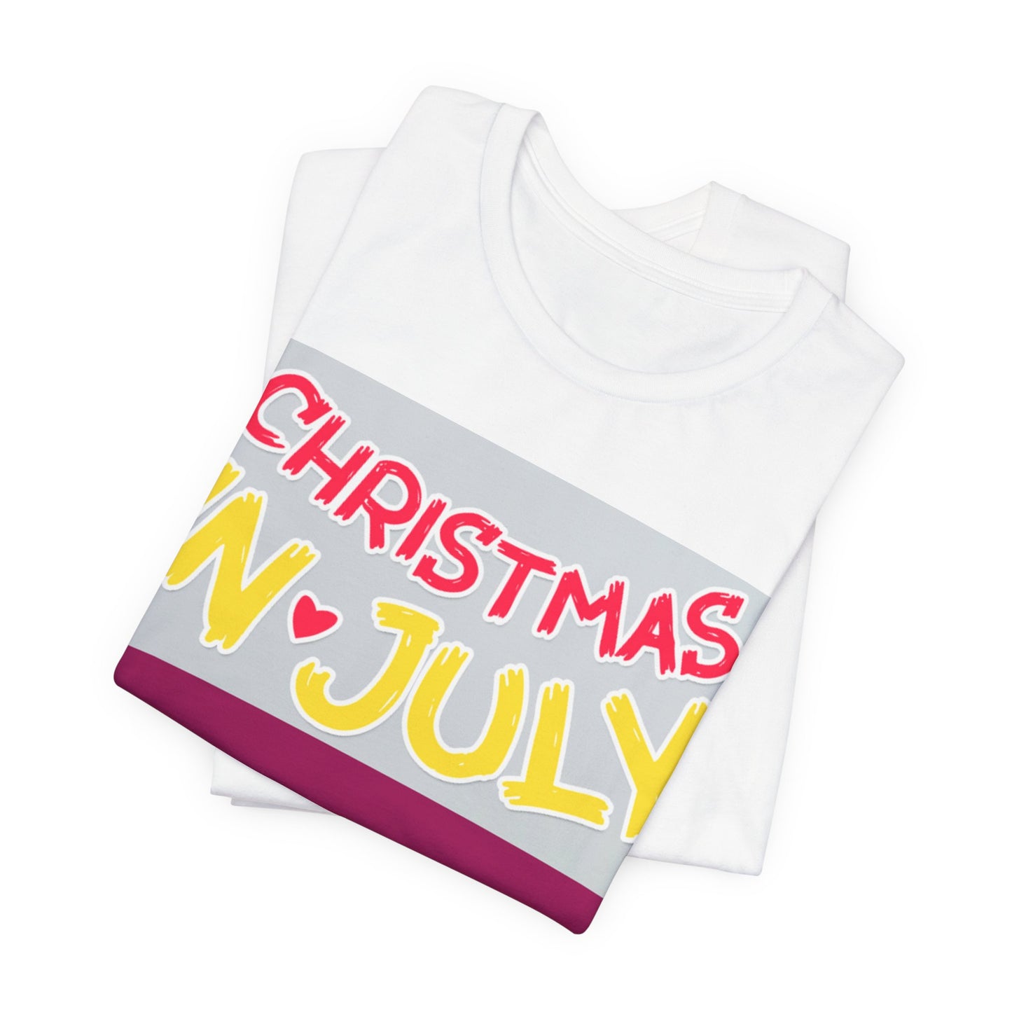 Love Joy Bestseller Unisex Christmas In July Jersey Short Sleeve Tee