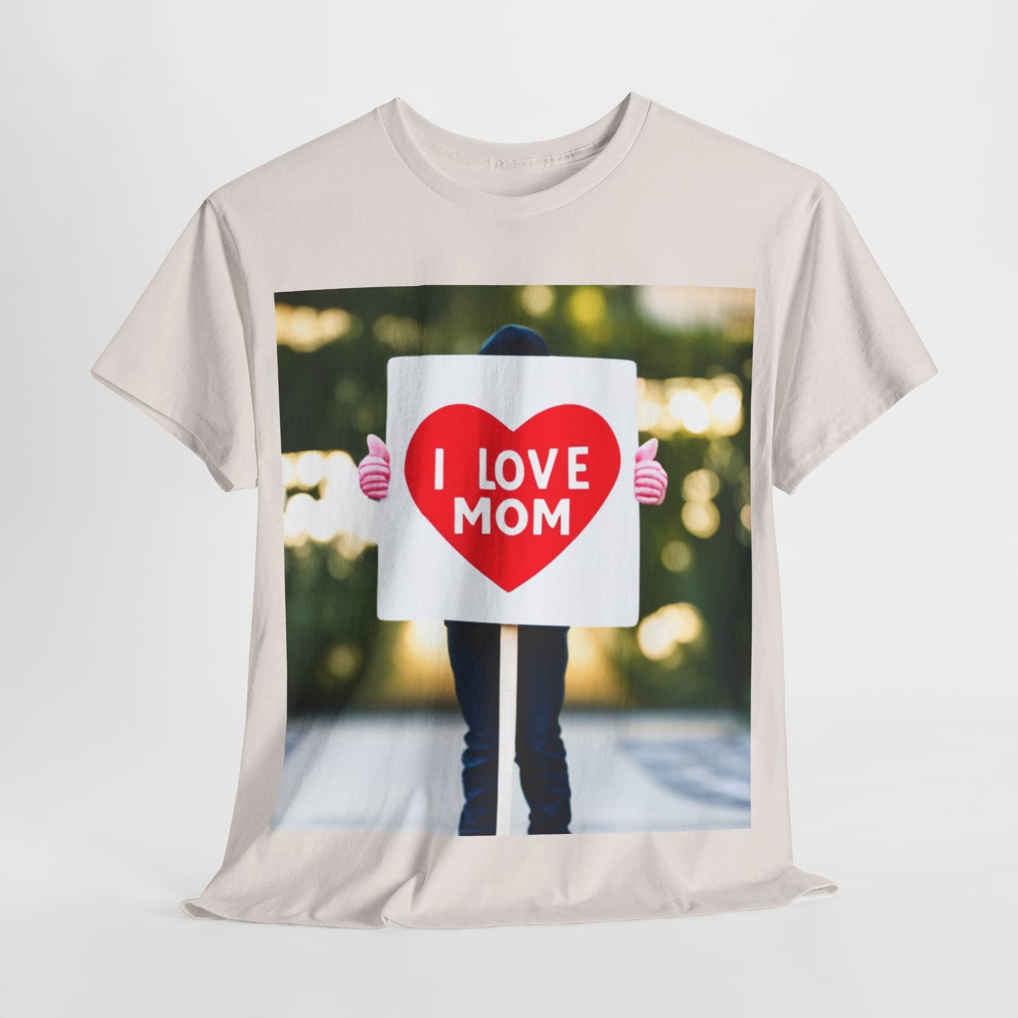 Love Joy Unisex I Love Mom Heavy Cotton Tee