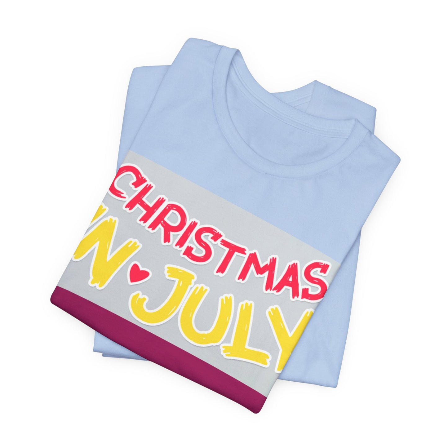 Love Joy Bestseller Unisex Christmas In July Jersey Short Sleeve Tee