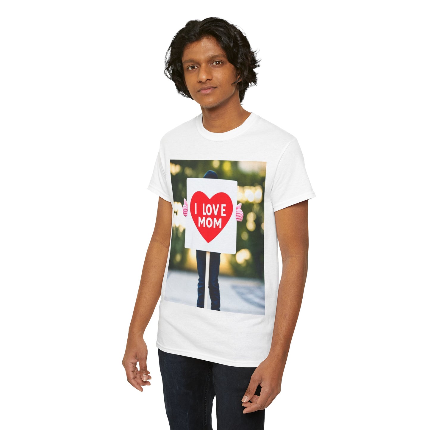 Love Joy Unisex I Love Mom Heavy Cotton Tee