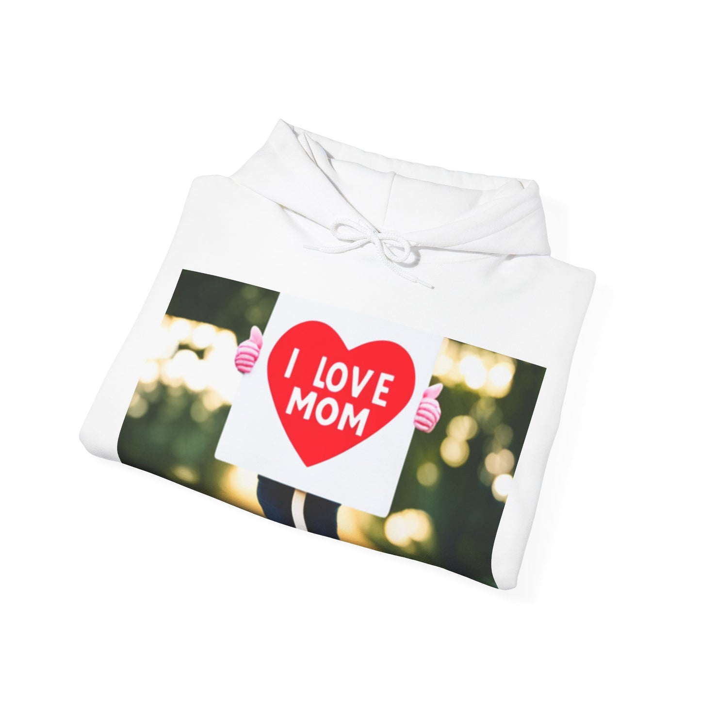 Love Joy Unisex I Love Mom Heavy Blend™ Hooded Sweatshirt