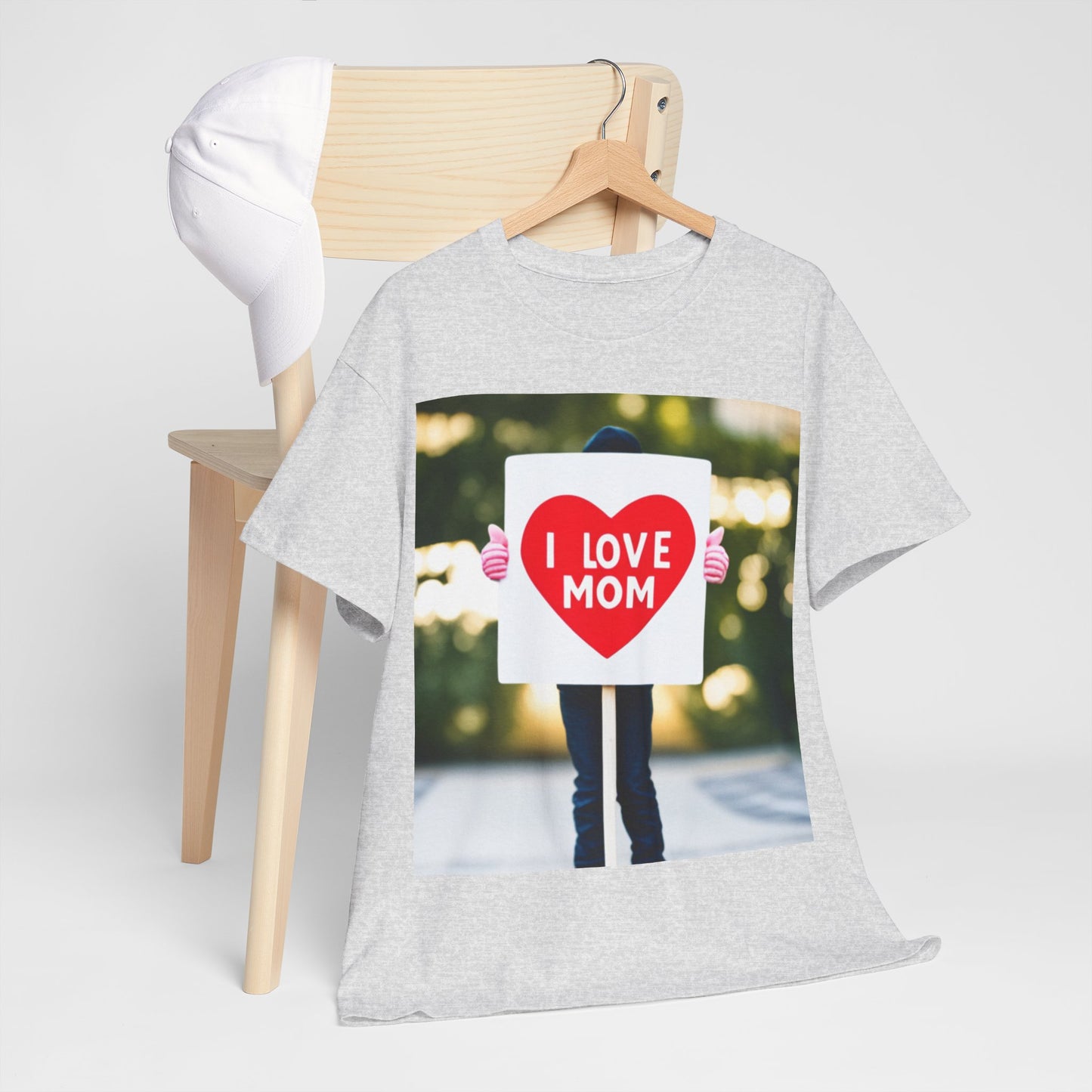 Love Joy Unisex I Love Mom Heavy Cotton Tee