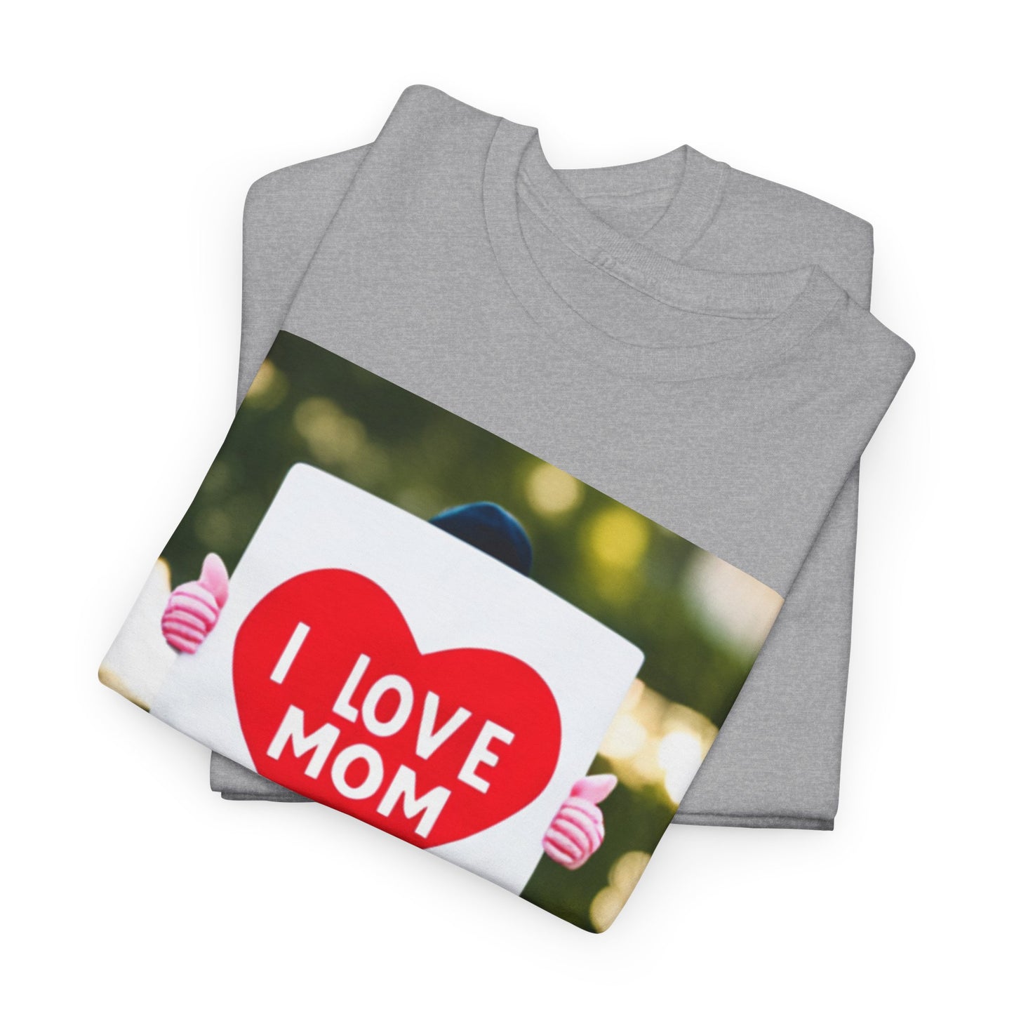 Love Joy Unisex I Love Mom Heavy Cotton Tee