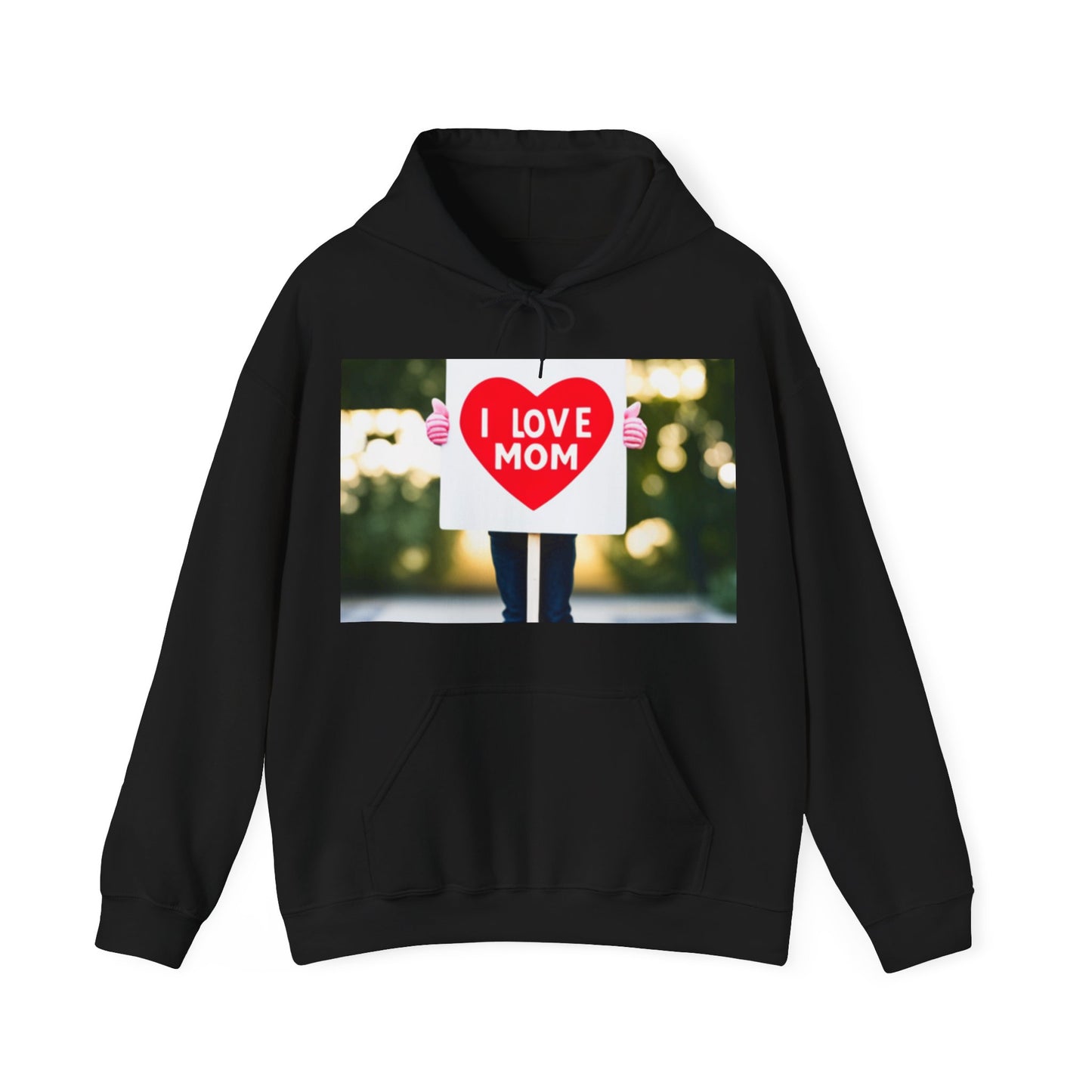 Love Joy Unisex I Love Mom Heavy Blend™ Hooded Sweatshirt