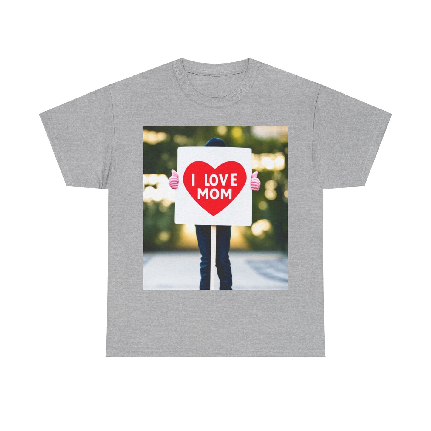 Love Joy Unisex I Love Mom Heavy Cotton Tee