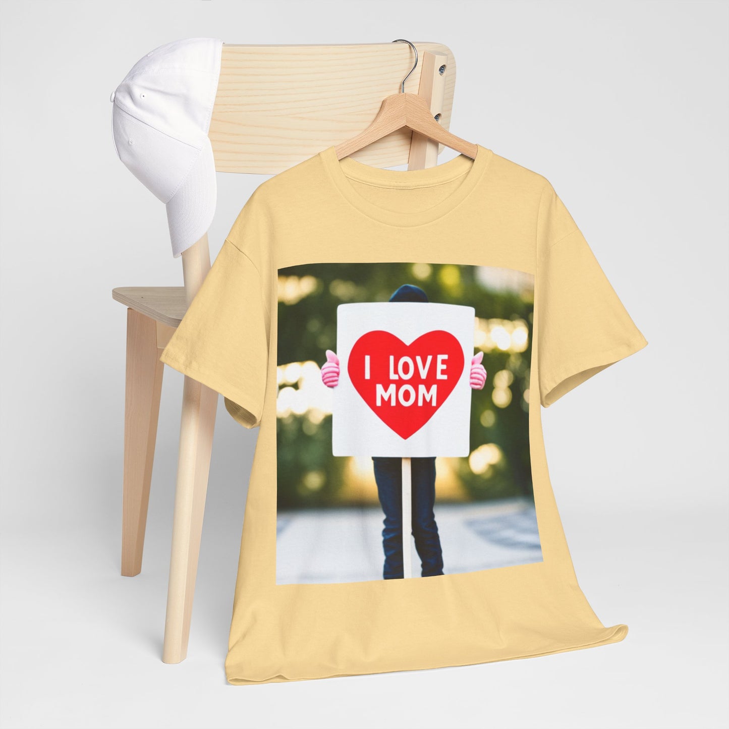 Love Joy Unisex I Love Mom Heavy Cotton Tee