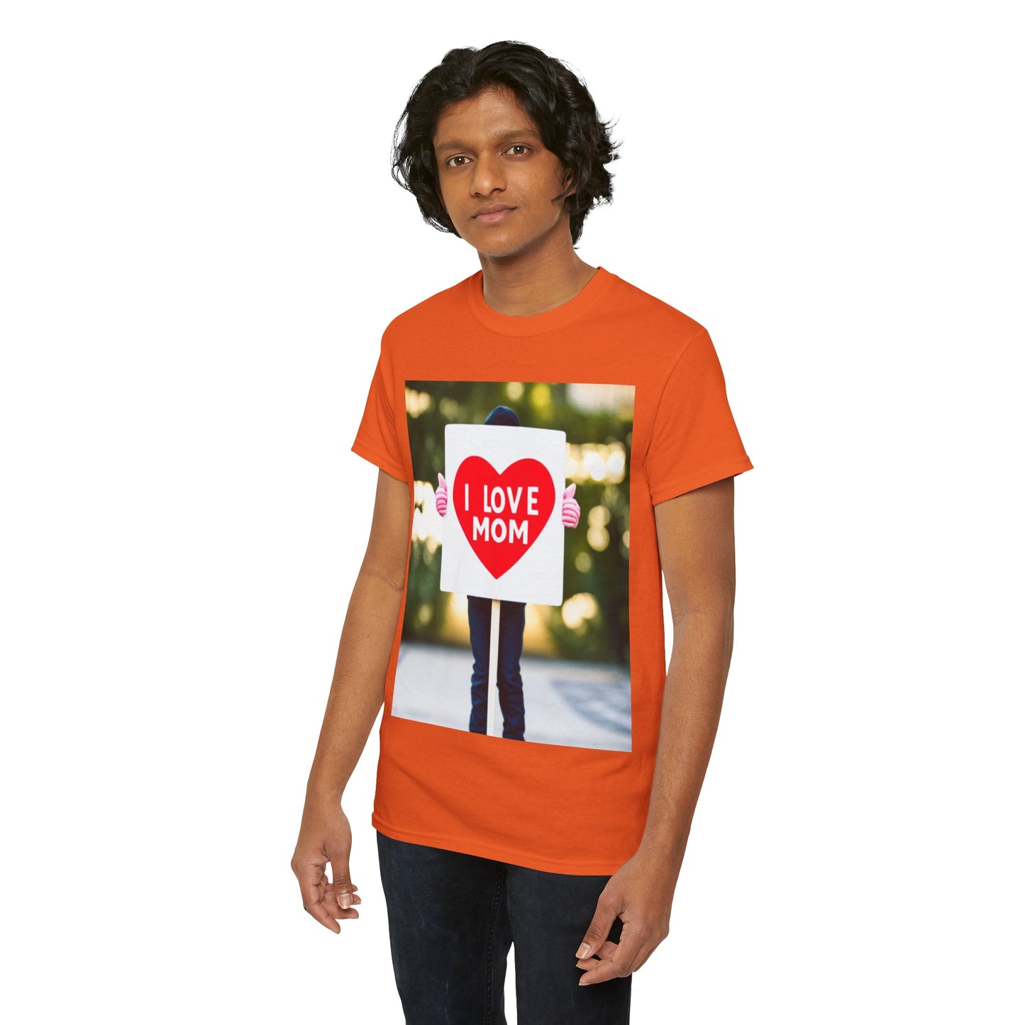 Love Joy Unisex I Love Mom Heavy Cotton Tee