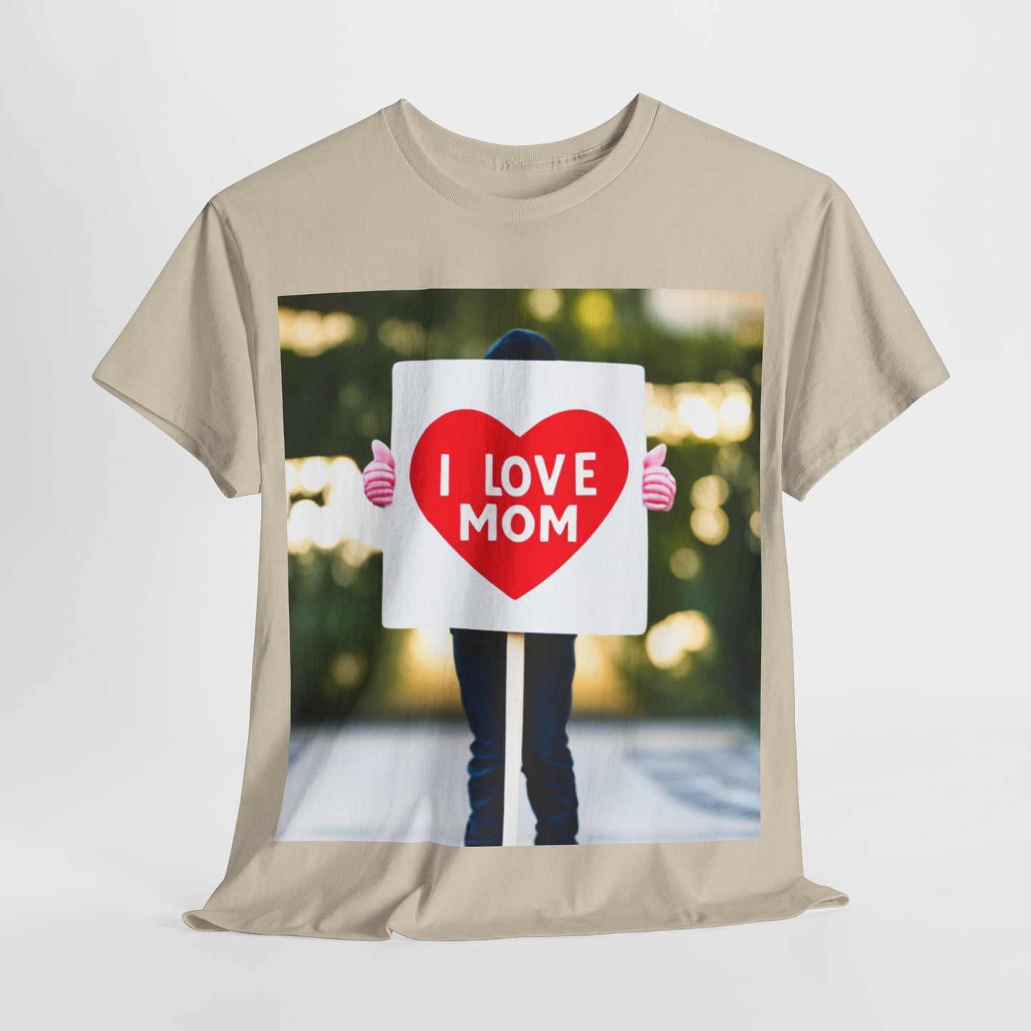 Love Joy Unisex I Love Mom Heavy Cotton Tee