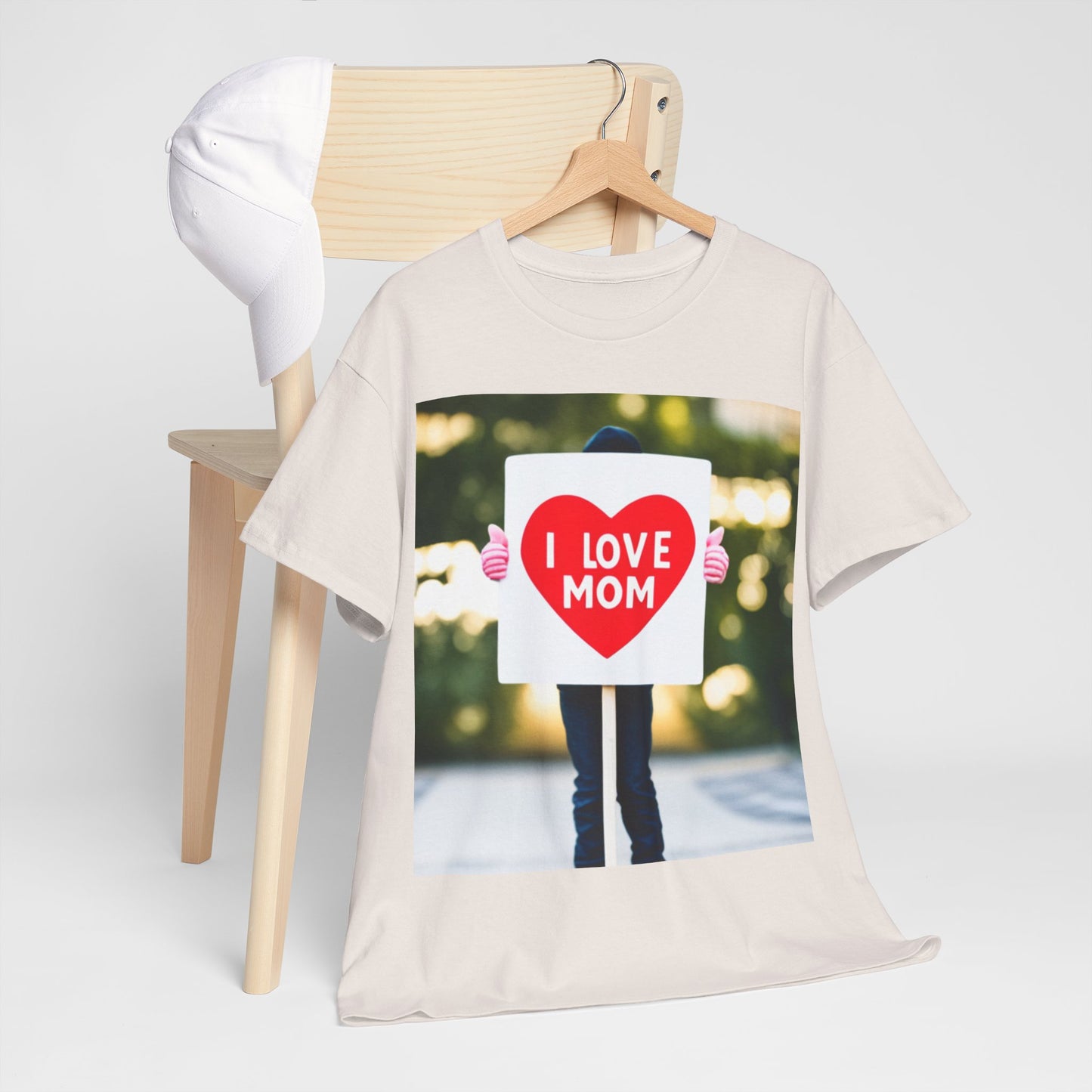 Love Joy Unisex I Love Mom Heavy Cotton Tee