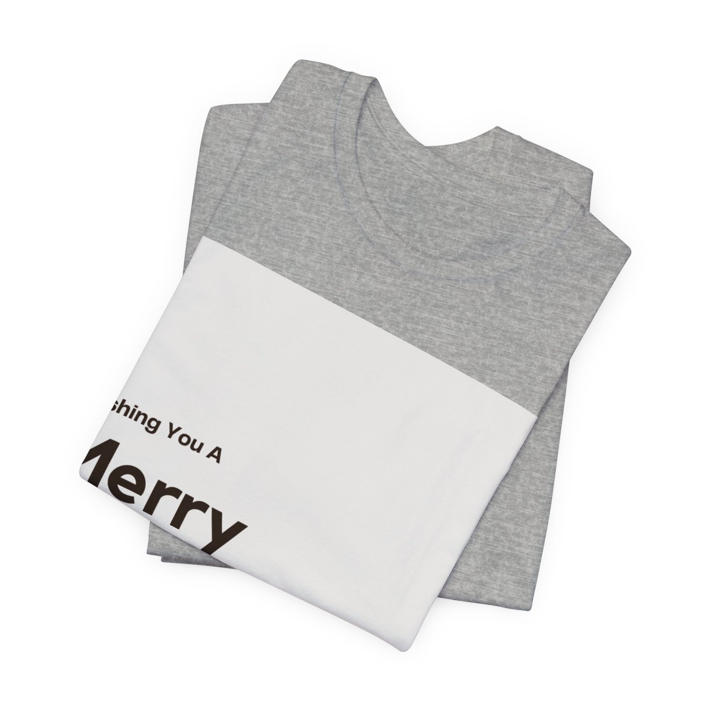 Love Joy Bestseller Unisex Merry Christmas Jersey Short Sleeve Tee