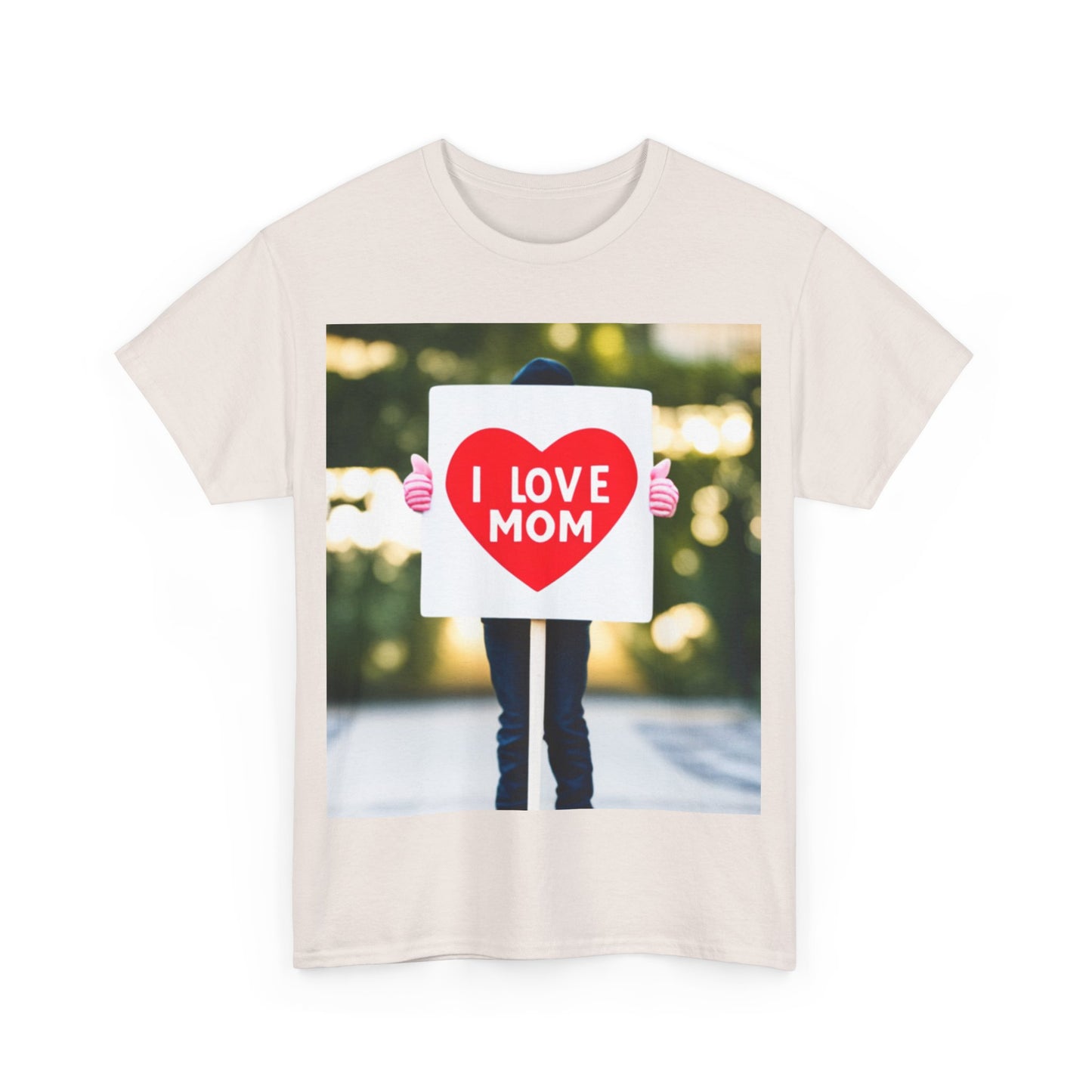 Love Joy Unisex I Love Mom Heavy Cotton Tee