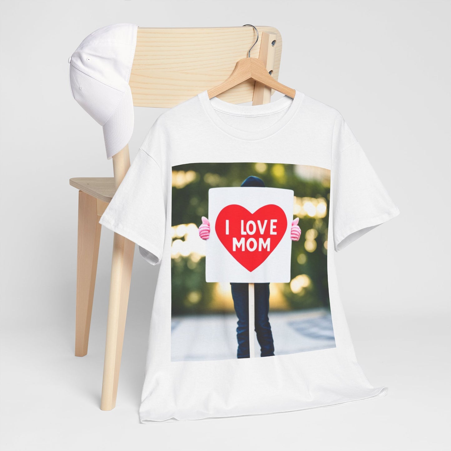 Love Joy Unisex I Love Mom Heavy Cotton Tee