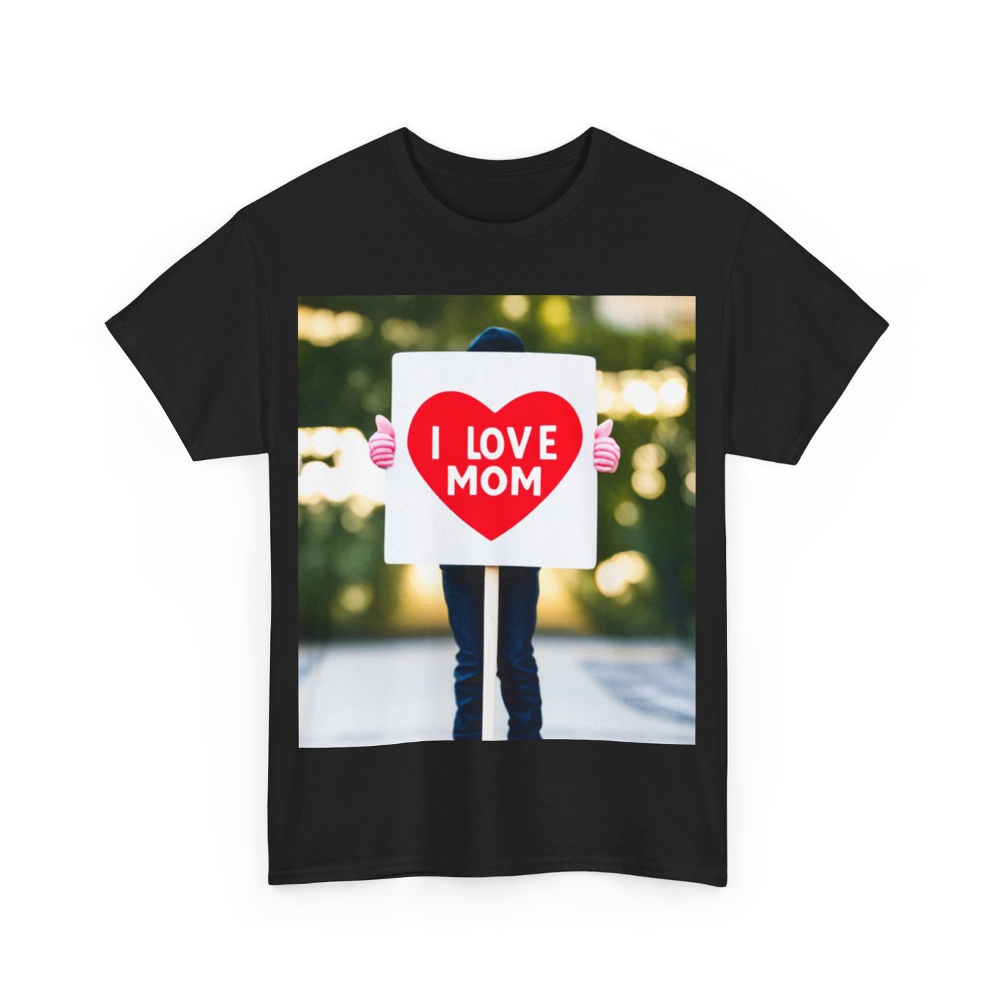 Love Joy Unisex I Love Mom Heavy Cotton Tee