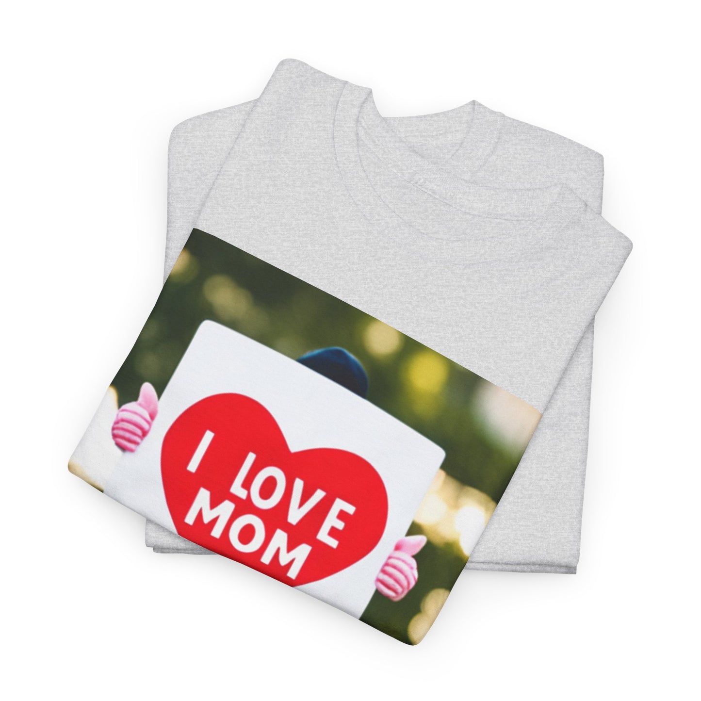 Love Joy Unisex I Love Mom Heavy Cotton Tee