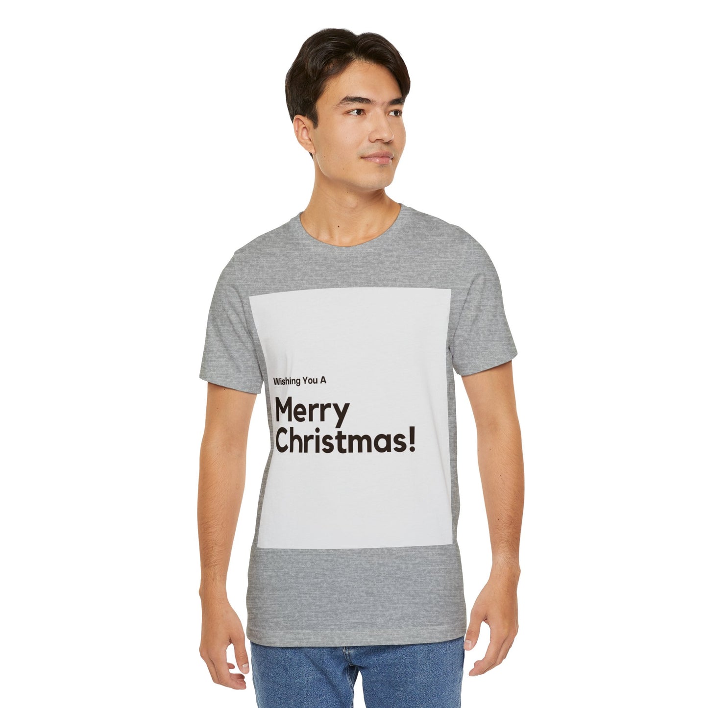 Love Joy Bestseller Unisex Merry Christmas Jersey Short Sleeve Tee