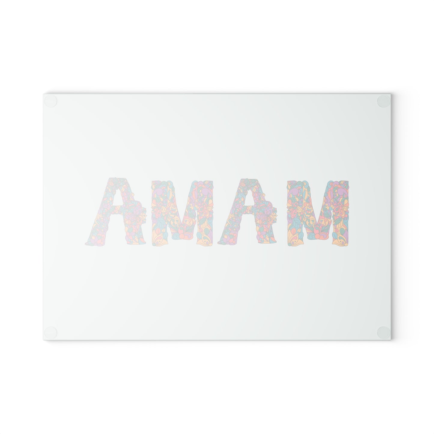 Love Joy Glass Cutting Board