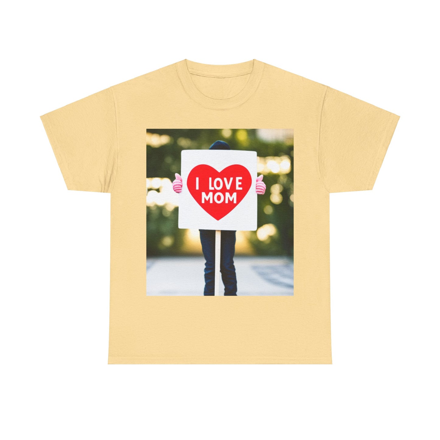 Love Joy Unisex I Love Mom Heavy Cotton Tee