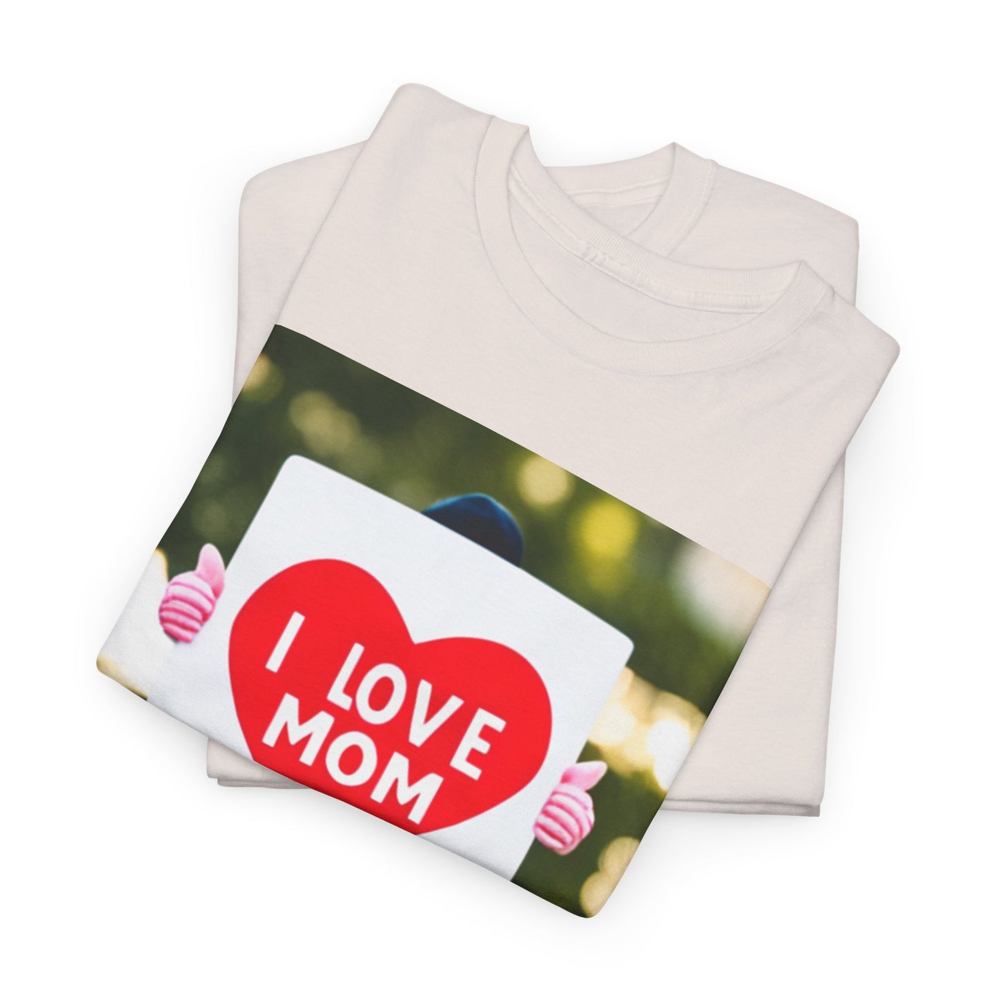 Love Joy Unisex I Love Mom Heavy Cotton Tee