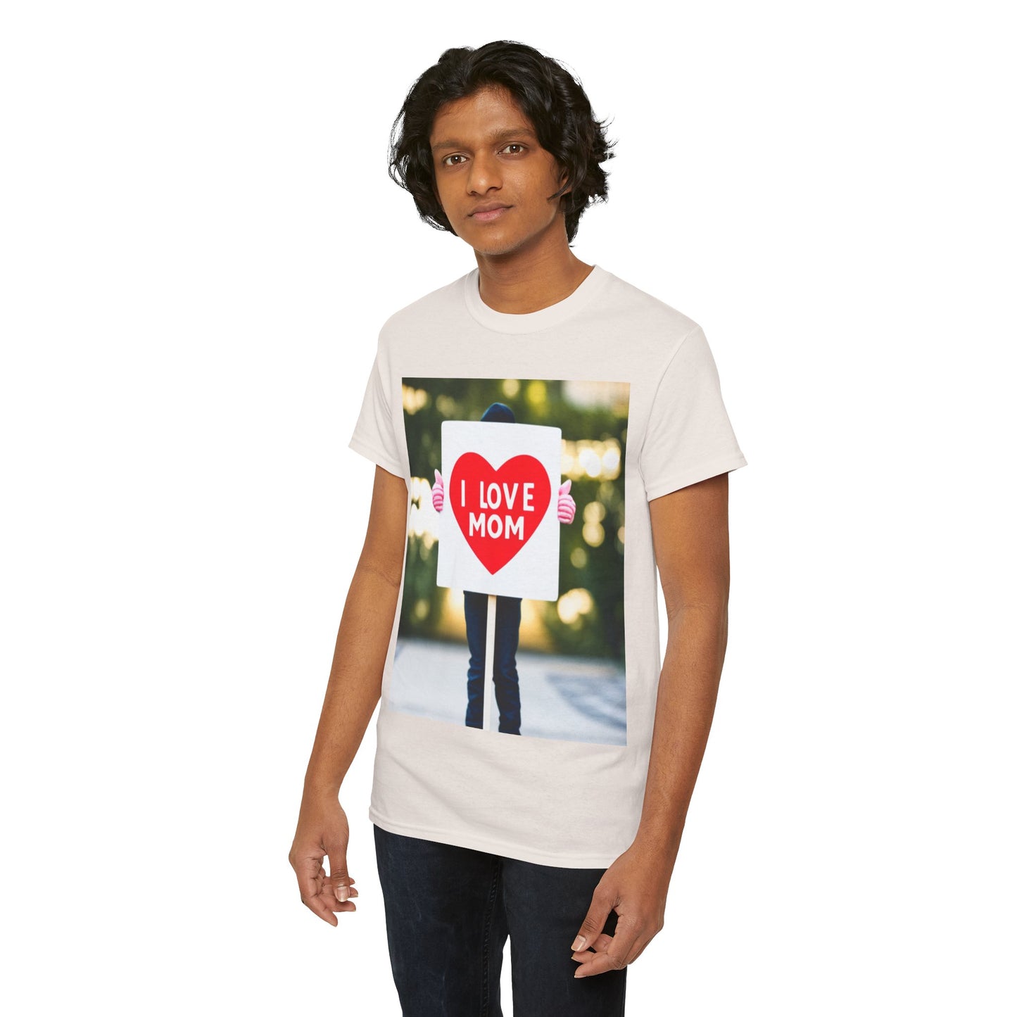 Love Joy Unisex I Love Mom Heavy Cotton Tee