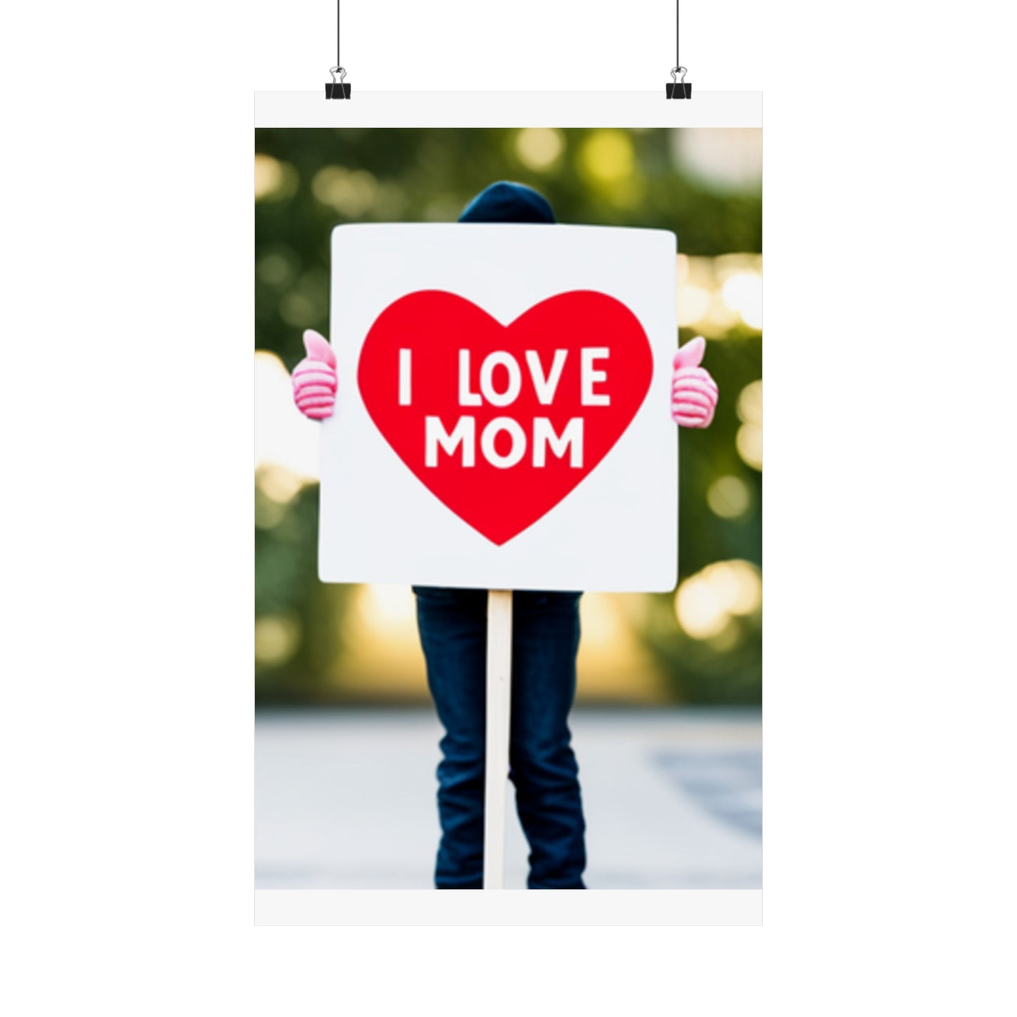 Love Joy Bestseller I Love Mom Matte Vertical Posters