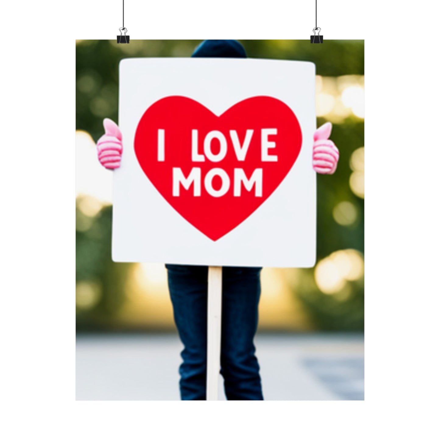 Love Joy Bestseller I Love Mom Matte Vertical Posters
