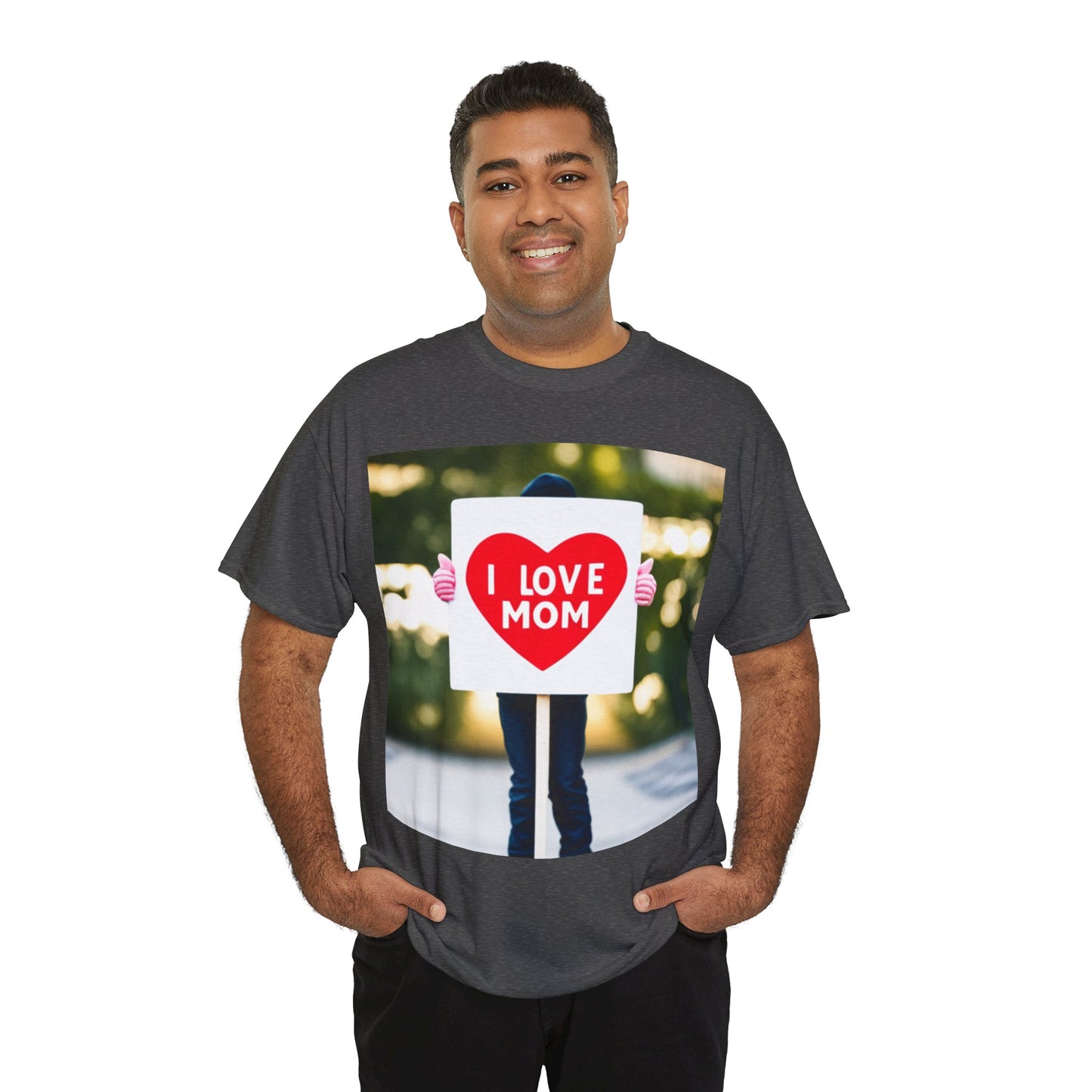 Love Joy Unisex I Love Mom Heavy Cotton Tee