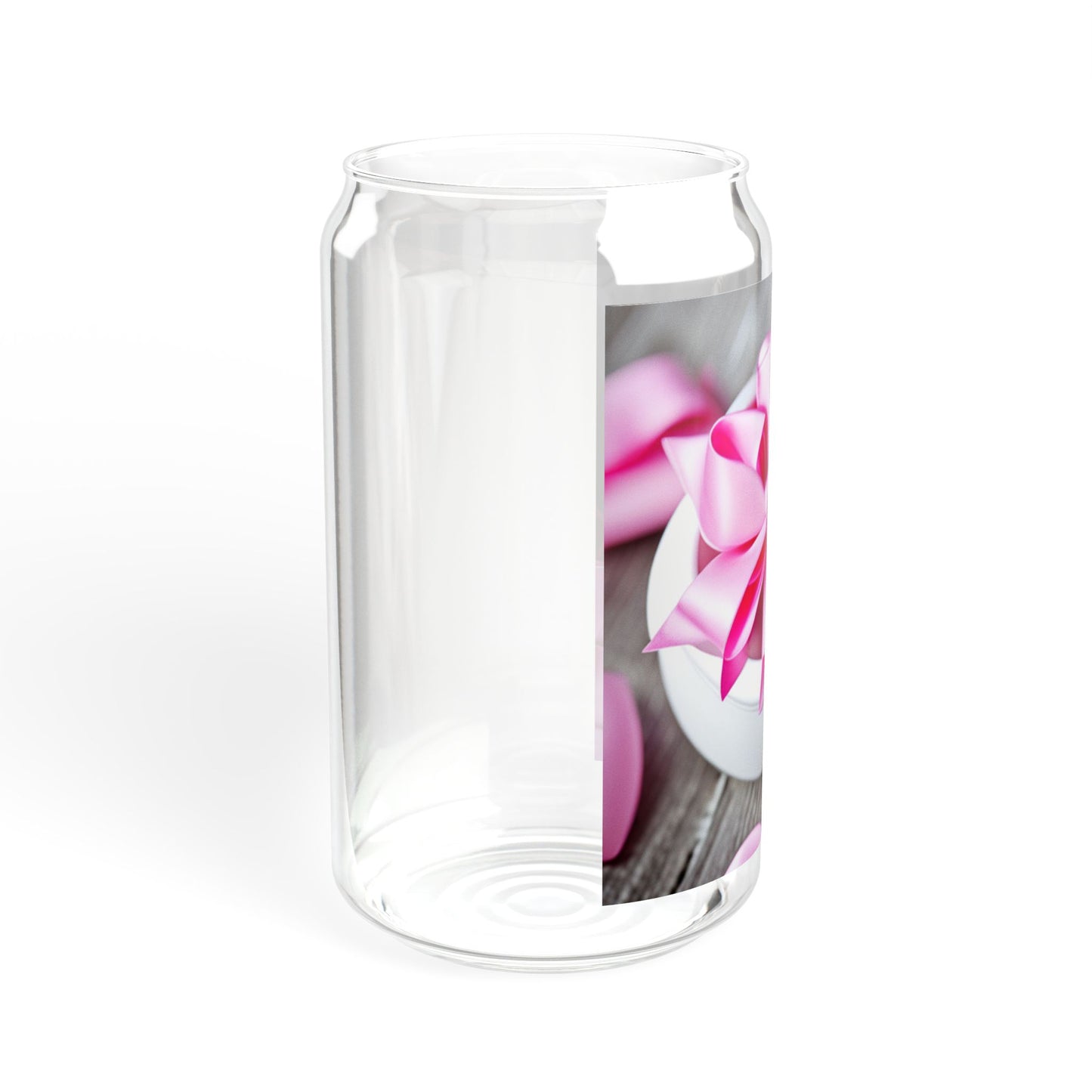 Love Joy Coquette Clear Glass Sipper, 16oz