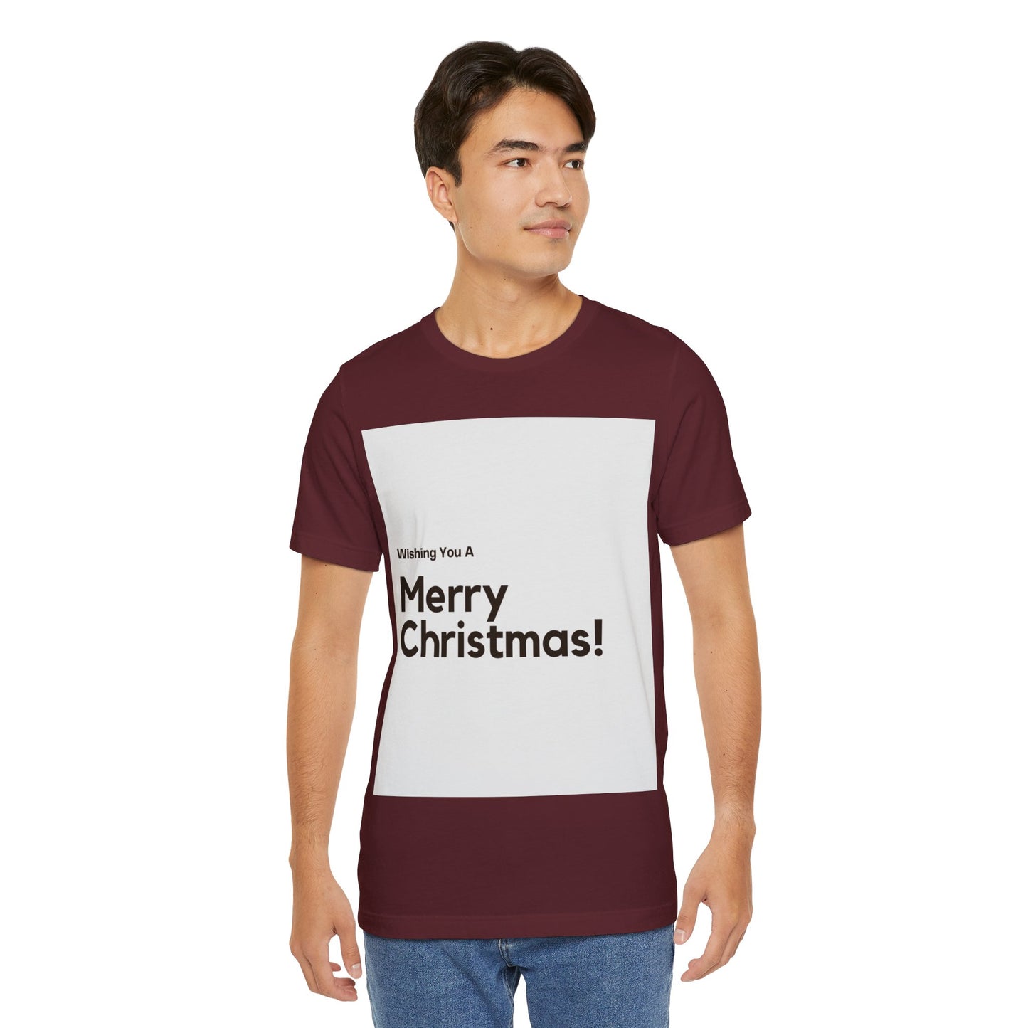 Love Joy Bestseller Unisex Merry Christmas Jersey Short Sleeve Tee