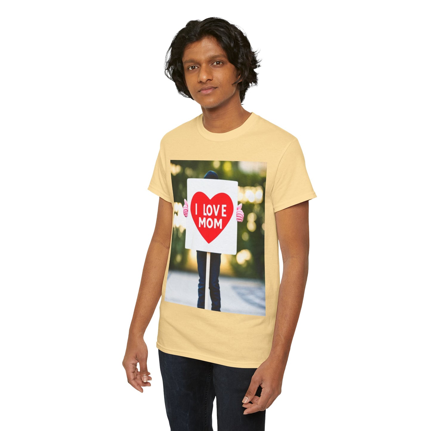 Love Joy Unisex I Love Mom Heavy Cotton Tee