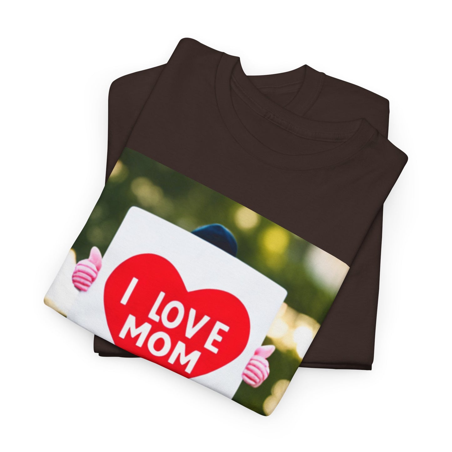 Love Joy Unisex I Love Mom Heavy Cotton Tee