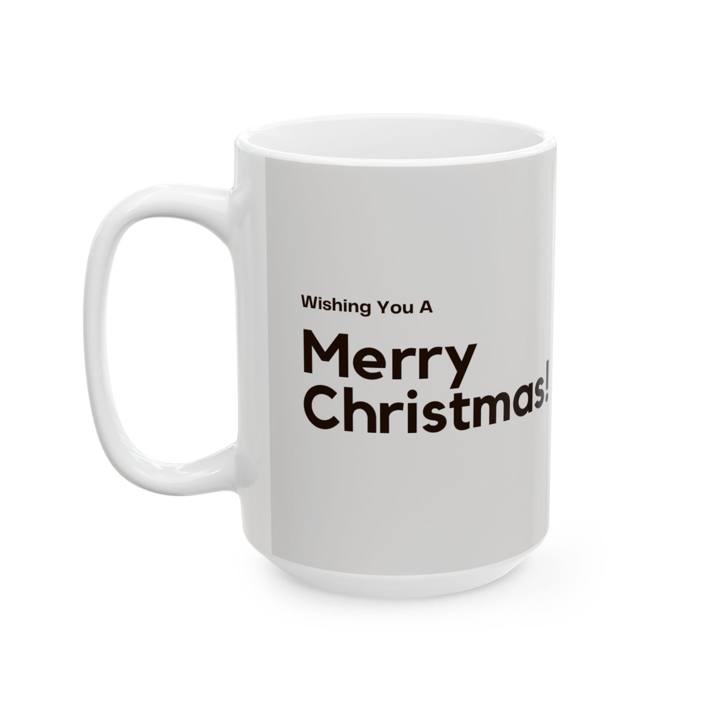 Love Joy Bestseller Merry Christmas Ceramic Mug, (11oz, 15oz)