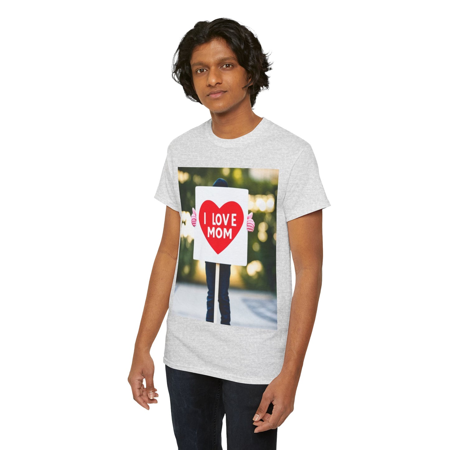 Love Joy Unisex I Love Mom Heavy Cotton Tee