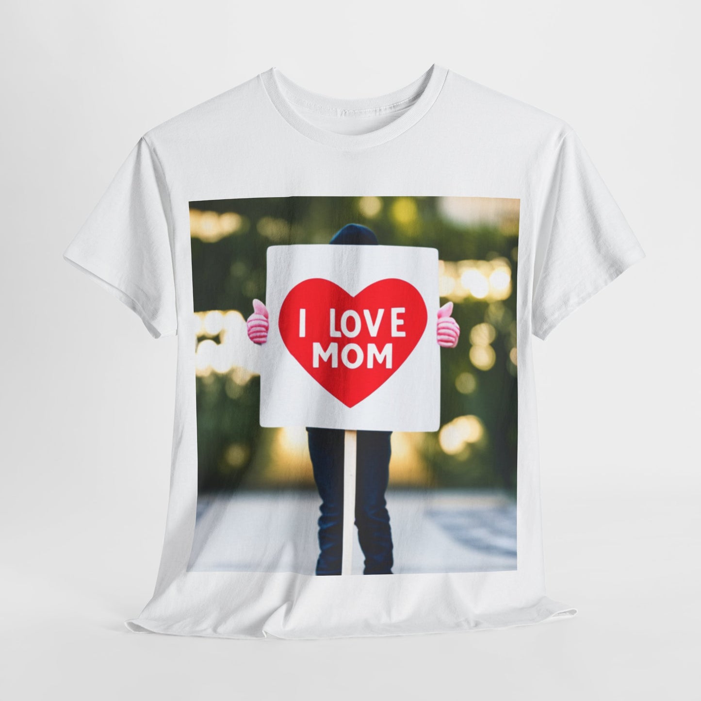 Love Joy Unisex I Love Mom Heavy Cotton Tee