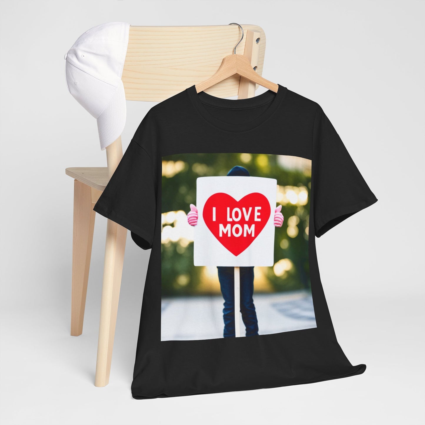 Love Joy Unisex I Love Mom Heavy Cotton Tee