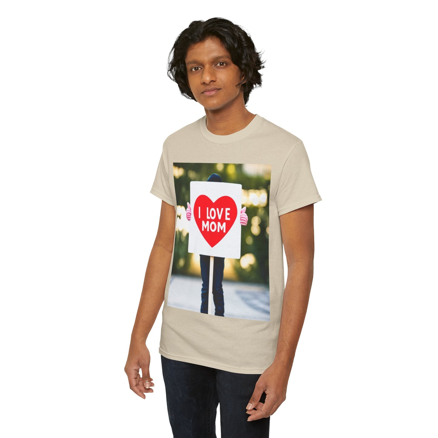 Love Joy Unisex I Love Mom Heavy Cotton Tee