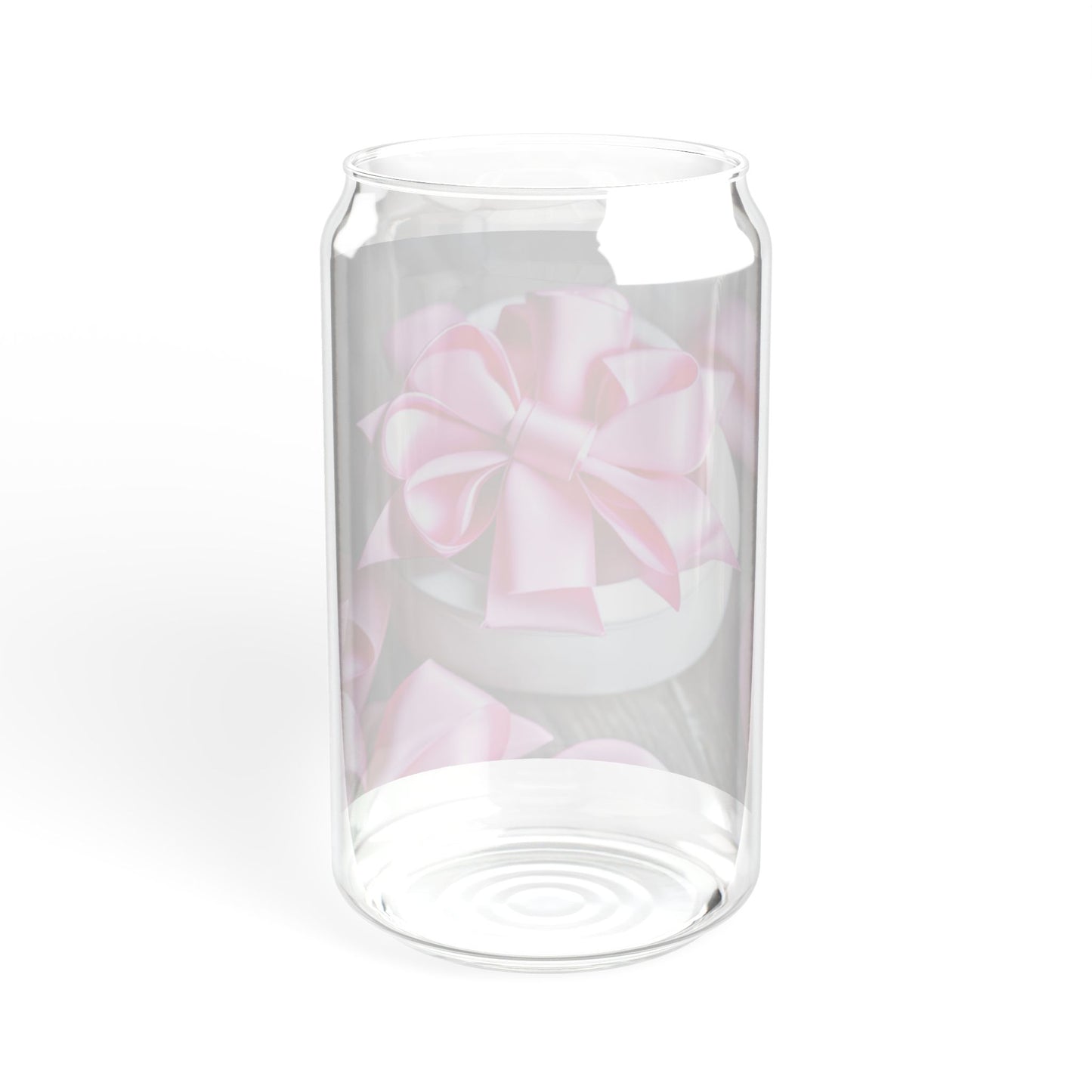 Love Joy Coquette Clear Glass Sipper, 16oz
